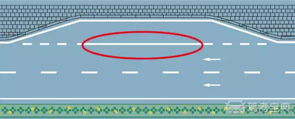 红色圆圈内标线含义是什么？